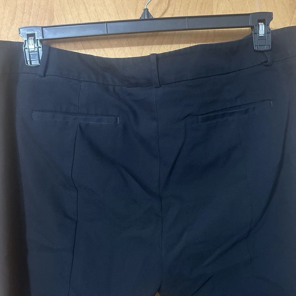 LOFT Womens ' Julie Skinny ' Black Dress Pants Career Business Size 18 Tall - Picture 4 of 9